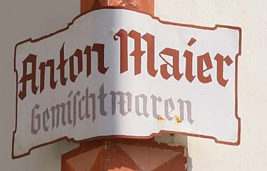 Anton Maier - Ellhofen - auch heute noch ein Gemischtwarenalden - kein Joke oder Fake!!!!!