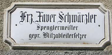 Spenglermeister, Blitzableitersetzer in Röthenbach (Westallgäu)