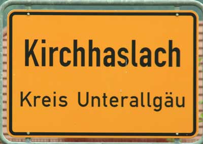 Kirchhaslach ist im Unterallgäu