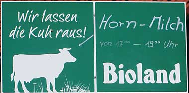 Hormilch von Bioland Kühen in Heimenkirch