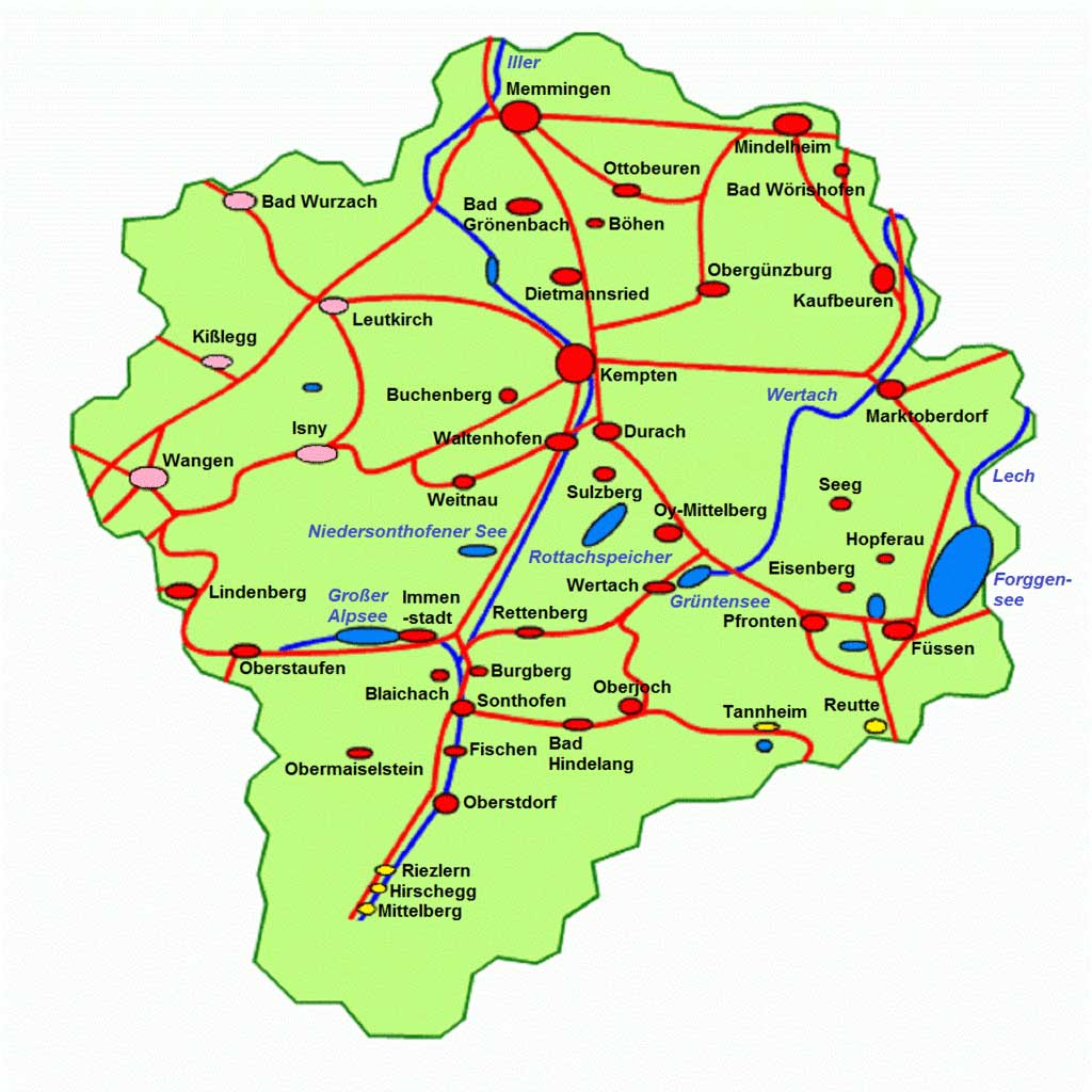 Bayern Karte Flüsse Und Seen : Gewässerentwicklungskonzepte