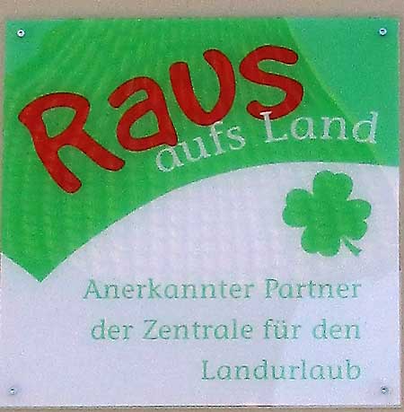 Raus auf Land - Landlust und Landreise Qualitätssiegel - hier in Rohrdorf (Isny) auf dem Weg zur Himmelsleiter 2018