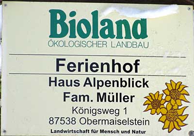 Obermeiselstein Bioland Ferienhhof