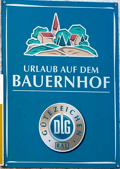 Urlaub auf dem Bauernhof - DLG Gütezeichen - RAL Qualitätssiegel - hier in Langenegg (Waltenhofen) 2019