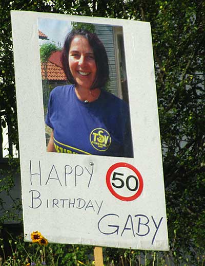 Happy Birthday Gaby 50 Jahre