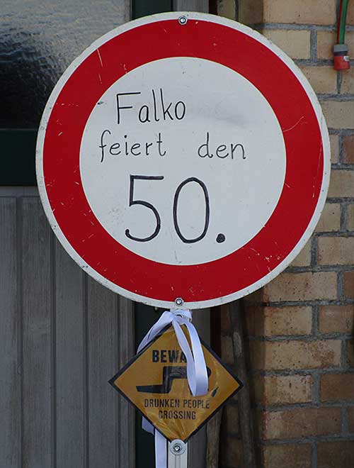 Falko feiert in Wangen/Käferhofen im Jan 2017 seinen 50. Geburtstag